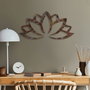 Wallity Rusty Lotus Escultura de Pared